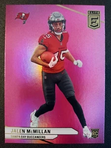 2024 Panini Donruss Elite Pink Jalen McMillan RC # 107 Tampa Bay Buccaneers - Picture 1 of 2