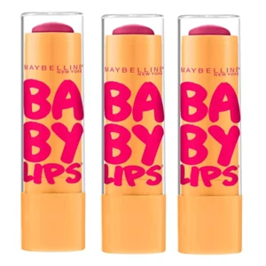Maybelline Baby Lips Lip Balm - Cherry Me x 3 (pack of 3) - Picture 1 of 4