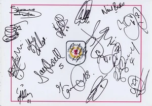 Crewe Alexandra FC Squad Signed Team Photo - 17 Autographs - 08/09. - Picture 1 of 1