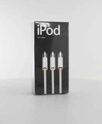 Apple iPod Audio/Video Cable Composite RCA (M)-Mini-Phone 3.5mm (M) (M9765G/B) - Image 1 of 2