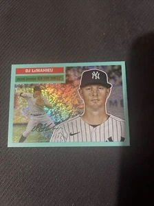 2023 Topps Archives DJ LeMahieu Aqua Sparkle 19/75 #. New York Yankees - Picture 1 of 2