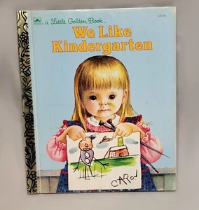 We Like Kindergarten A Little Golden Book Vintage 1992 - Picture 1 of 2