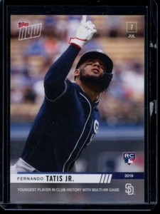 2019 Topps Now #488 Fernando Tatis Jr. RC Rookie Card - Picture 1 of 2