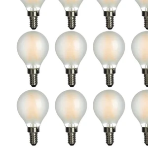 40W Equivalent E12 Dimmable LED Bulbs - Soft White Globe Style, 400 Lumen - Picture 1 of 11