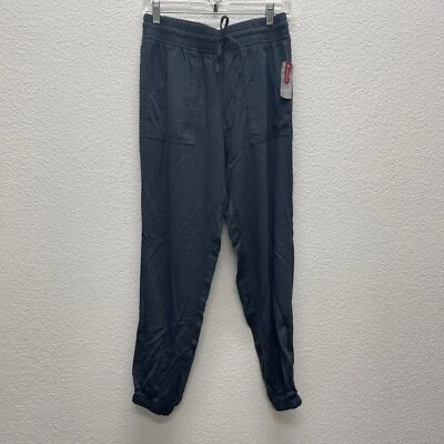 Pantalones de chándal BCG para mujer pequeños con cordón estilo de vida tejido de ébano sarga nuevos con etiquetas grises Foto 1 de 4