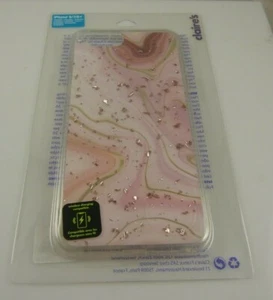 fits iPhone 6 plus, 7 & 8 + plus phone case shades of pink pink gold speckles - Picture 1 of 4