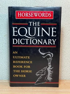 Vtg Horsewords The Equine Dictionary Book 1997 for Horse Owner Maria Belknap PB - Picture 1 of 19