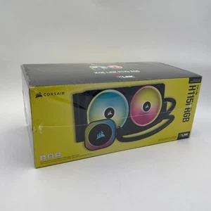 CORSAIR iCUE Link H115i RGB Liquid CPU Cooler Black CW-9061002-WW - Picture 1 of 3
