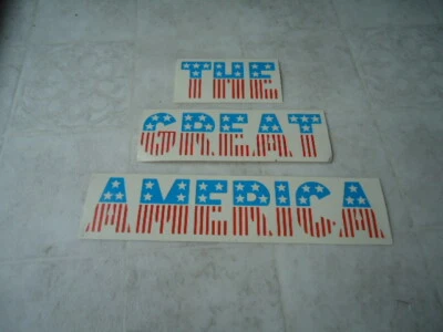 “The Great America” Words Single Sided Die Cut Bulletin Board Decoration 3” Lett - Image 1 of 2