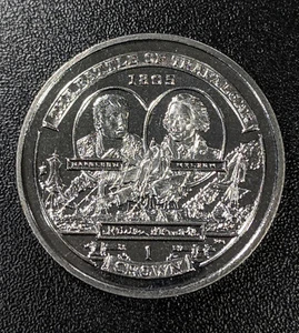 2005 Isle of Man Battle of Trafalgar Crown Coin UNC in capsule - Picture 1 of 3