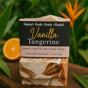 Vanilla Tangerine Soap - Picture 1 of 15