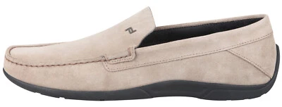 Porsche Design Men's Velour Leather Shoes Moccasins Beige EUR 45 UK 10.5 US 11.5 - Image 1 of 4