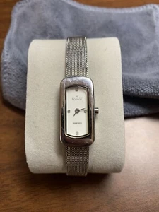 Skagen Diamonds Pink MOP Women's Silver Stainless Watch Mesh Bracelet 271SSSPMPD - Picture 1 of 7