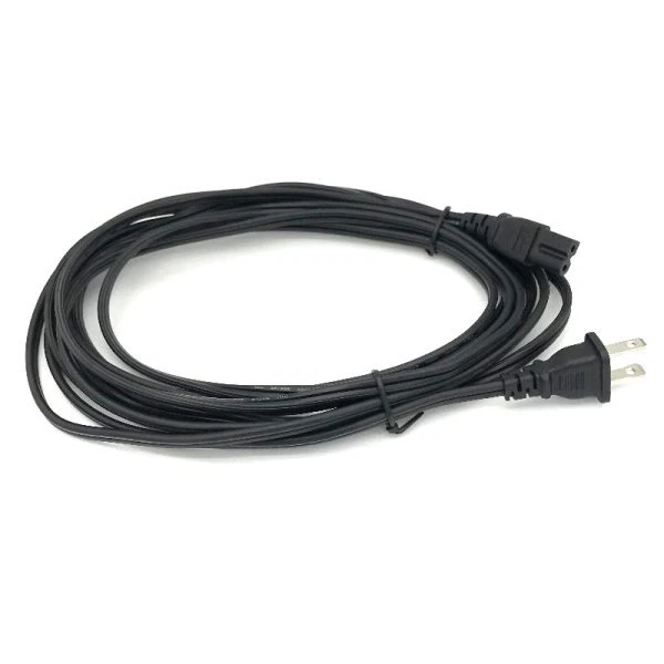 15Ft Polarized AC Power Cord 2 Prong Figure 8 For Sony Samsung Tv Printer Laptop - Image 1 of 1