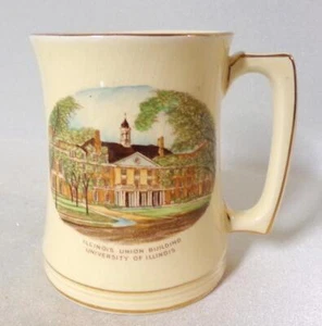 University of Illinois Union Bulldog Royal Winton Coffee Cup Mug - Picture 1 of 4