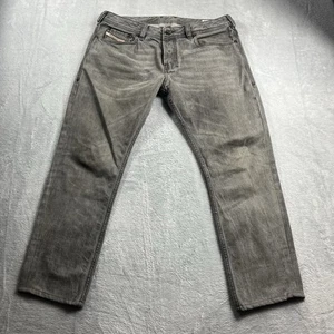 Diesel Industry Jeans Mens 33x26* Light Gray Relaxed Bootcut Zatiny Italy Y2K - Picture 1 of 11