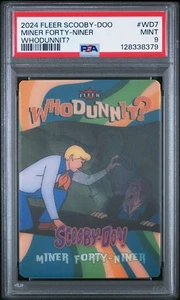 2024 UD FLEER SCOOBY-DOO WHODUNNIT? #WD7 MINER FORTY-NINER PSA COMO NUEVO 9 - Imagen 1 de 2