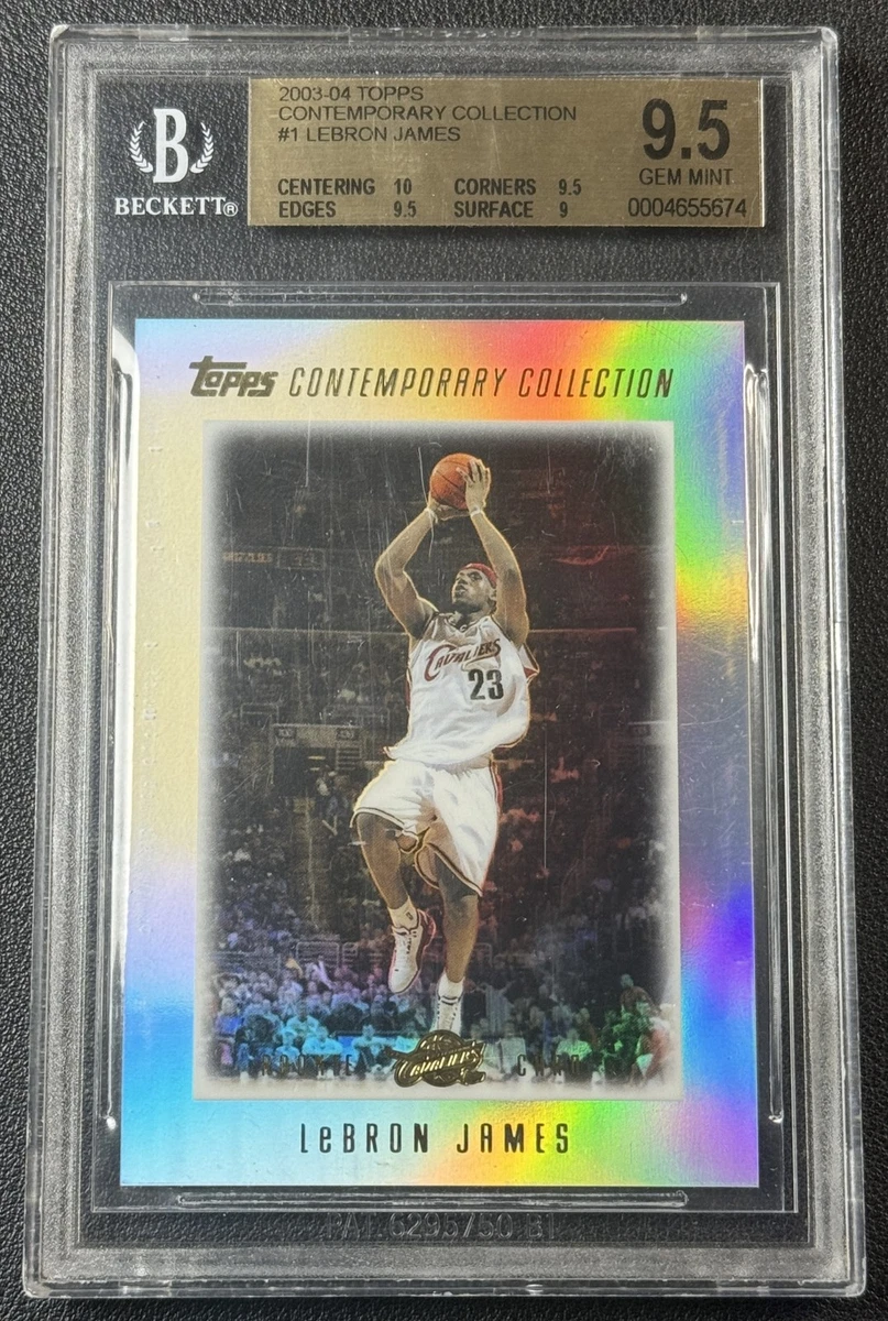LeBron James Grade 9.5 Basketball Rookie Sports Trading Cards