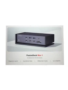 iVANKY Fusion Dock Max 1 for Apple Silicon~ Quad Monitor Setup, 40gbps, 6K@60Hz - Picture 1 of 6