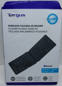 Targus Wireless Folding Keyboard Bluetooth Ergonomic Design - Picture 1 of 4