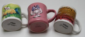 3 Diddl Becher_aus meiner Sammlung_Diddl_Depesche_Diddlmaus_Geburtstag_3D-Tasse - Bild 1 von 12