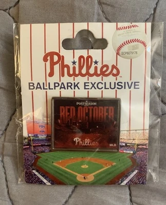 Philadelphia Phillies Red October Post Season 2025 Pin Park Exclusive - Image 1 of 2