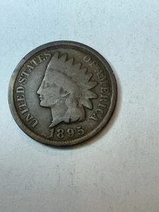1895 Indian Head Cent Very Good Condition - Picture 1 of 2