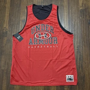 Camiseta reversible de baloncesto Under Armour 1377310600 roja XL NUEVA CON ETIQUETAS para hombre. A5 - Imagen 1 de 9