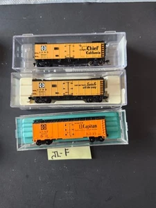 N SCALE 3 REEFERS: 2 SF SUPR CHIEF #'S 32564,35895, EL CAPITAN #8155 - Picture 1 of 1