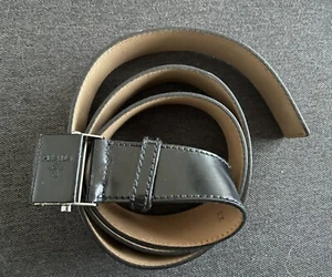 Prada Gürtel 85 34 Damen Leder  Schwarz NEU - Bild 1 von 5