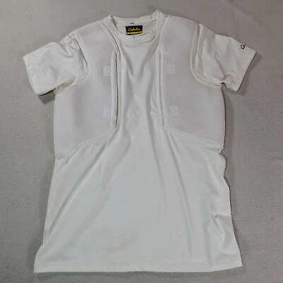 Cabelas Concealed Carry Shirt Mens Large White Tactical Holster Short Sleeve Tee - Image 1 of 4