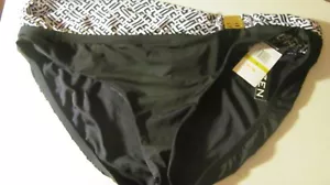 Women’s Size 14 Jantzen BLACK Bikini Swim Bottom Brand New With Tags + SALE - Picture 1 of 4