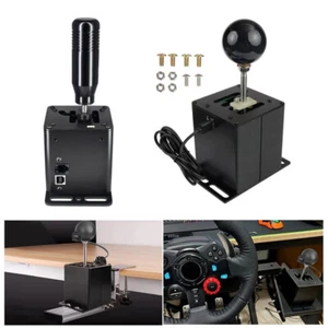 PC Sim Rennspiel USB H Gear Shifter für Logitech G29/27/G25/G920/T300RS/GT SDE - Bild 1 von 25