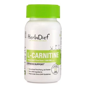 L-Carnitine L-Tartrate Capsules Stimulant Free Fat Burner Weight Loss Supplement - Picture 1 of 4