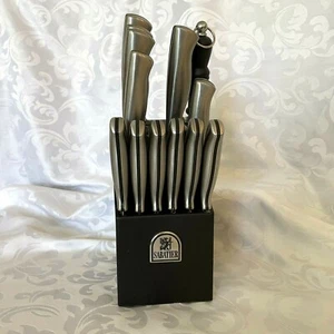 SABATIER KNIFE BLOCK - 14 PIECE SET - Picture 1 of 11