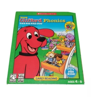 Clifford The Big Red Dog Phonics - PC Reading, Spelling with Books New Sealed  - Image 1 of 4