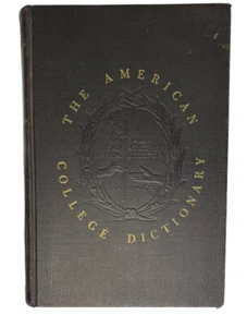 The American College Dictionary Text Edition copyright 1974 Harper & Brothers - Imagen 1 de 12