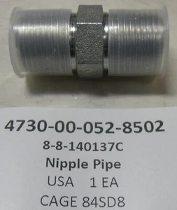 Buje de tubería hexagonal 4730-00-052-8502 114957A 1/2"" x 1/2"" MNPT 2083-8-8S 1/2 FF-S... - Imagen 1 de 1