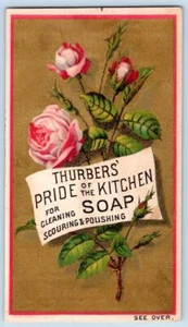 JABÓN DE COCINA THURBER'S ORGULLO OF THE PARA LIMPIEZA FREGADO PULIDO TARJETA COMERCIAL - Imagen 1 de 2