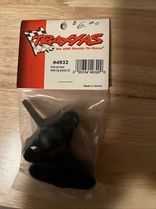 RC Traxxas Axle Carrier / Steering Block Set Plastic Black 4932 #35 - Picture 1 of 4