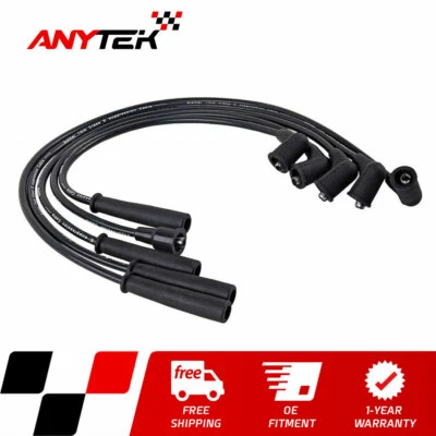 7mm Ignition Spark Plug Wire Set for 1988-1990 1991 1992 Mazda 626 B2200 MX-6 - Image 1 of 4