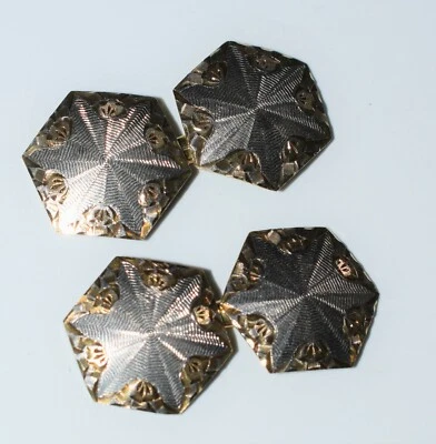  Gemelos Art Deco Joyería Vintage 14 K y Platino  Foto 1 de 4