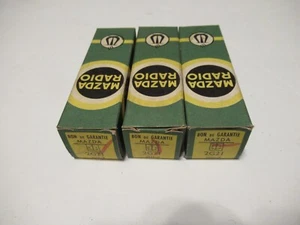 Tres tubos de vacío Mazda Radio 2G21 con cajas originales, nuevo stock antiguo francés - Imagen 1 de 6