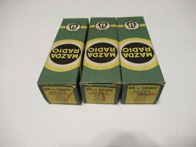 三台马自达收音机 2G21 真空管带原装盒,全新旧货法国 — 第 1/4 张图片