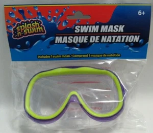 Splash-N-Swim Schwimmmaske Lila & Gelb 6+ Kleinkind - Bild 1 von 2
