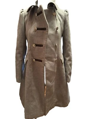 Abrigo de lana gris a medida Rothschild M (10-12) Foto 1 de 4