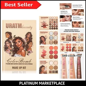 Compact 4 Layer Book Design Nude Makeup Palette: 43 Shades for Every Occasion - Picture 1 of 11