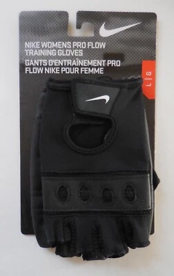 Nike Pro Flow Training Gloves Women Black/White Large - Image 1 of 4