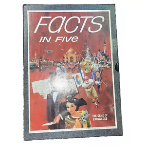 Facts in Five The Game of Knowledge 3M Bookshelf Avalon Hill 1967 - Complete - Picture 1 of 2