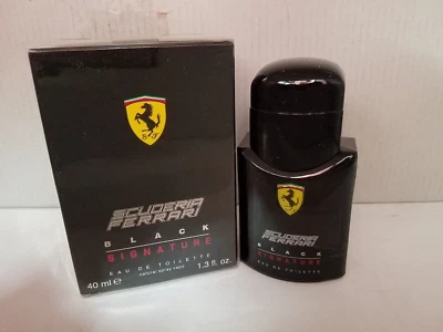 Ferrari Scuderia Black Signature para hombre 1,3 FL OZ / 40 ML EDT spray sellado nuevo Foto 1 de 3